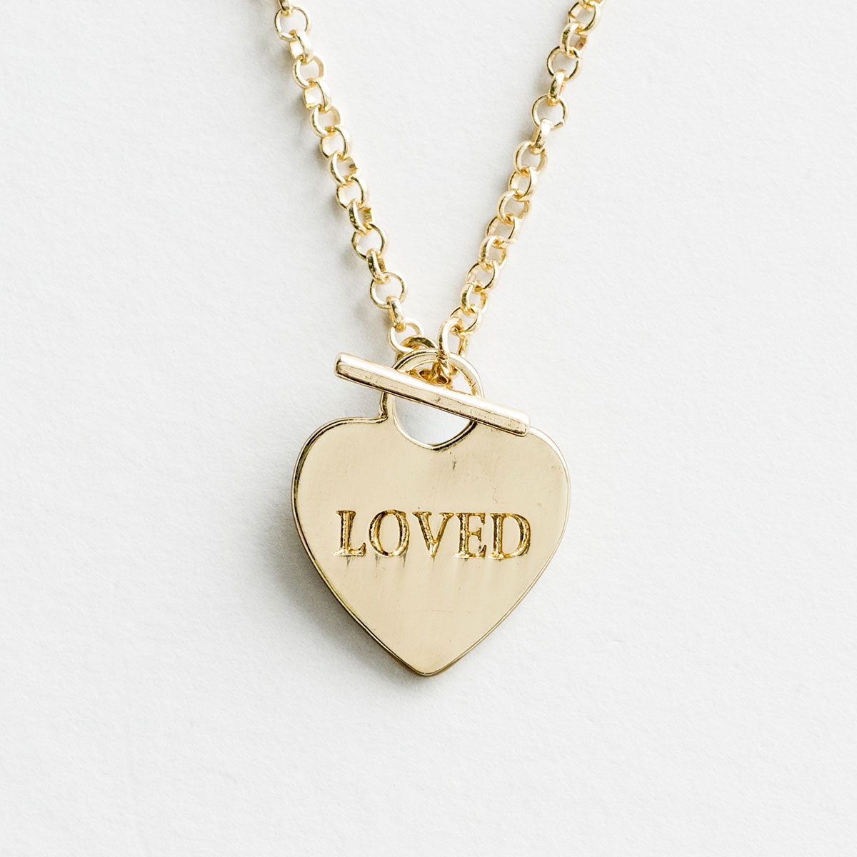 The Loved Gold Identity Child Necklace